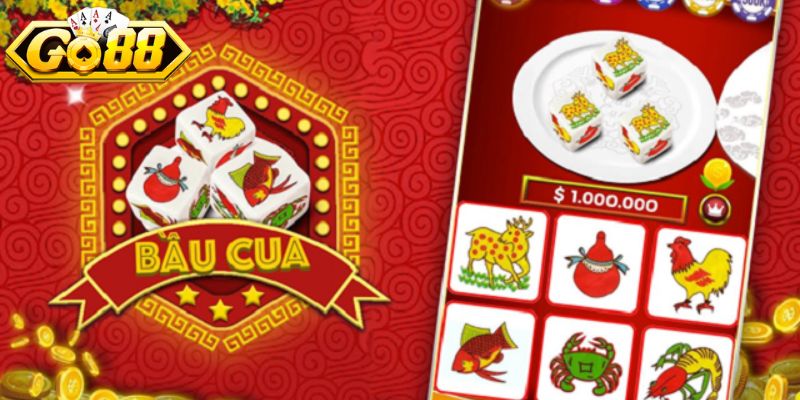 Xây dựng chiến thuật chinh phục bầu cua mini Go88 hay