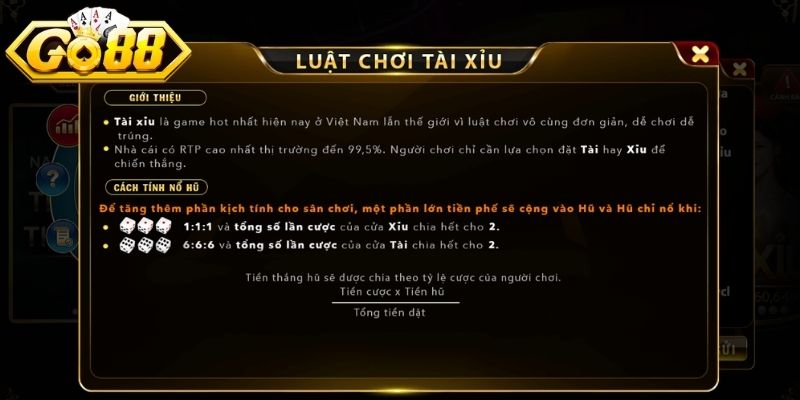 Hệ thống cửa cược rất đa dạng