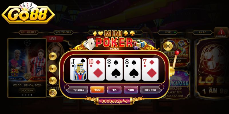 Sơ bộ thông tin về sản phẩm Mini Poker Go88