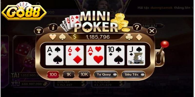 Nguyên tắc cần biết để chơi Mini Poker dành cho hội viên