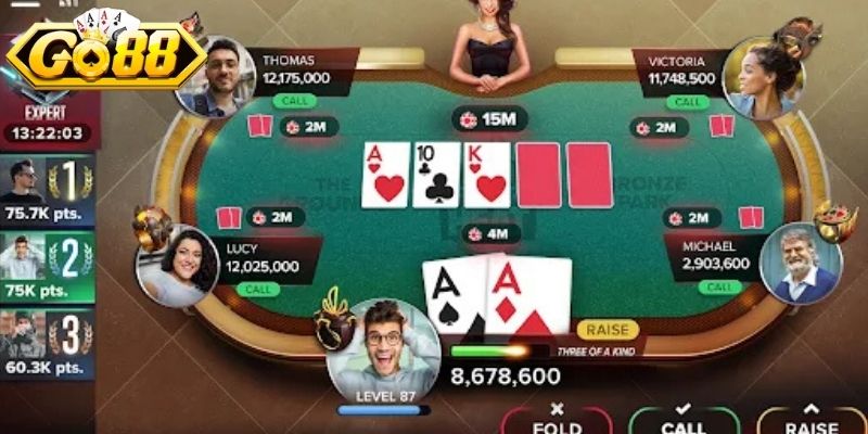 Poker Go88 là bản game chơi hấp dẫn