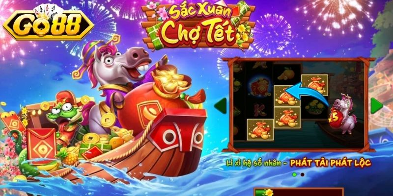 Khám phá chủ đề của sắc xuân chợ tết Go88