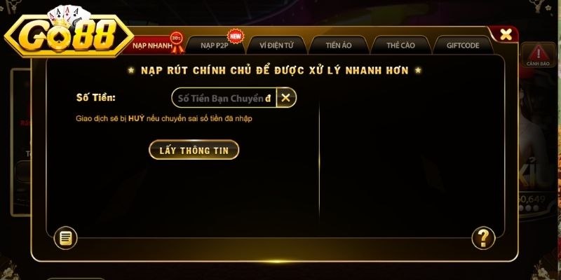 Người chơi chưa thao tác đúng