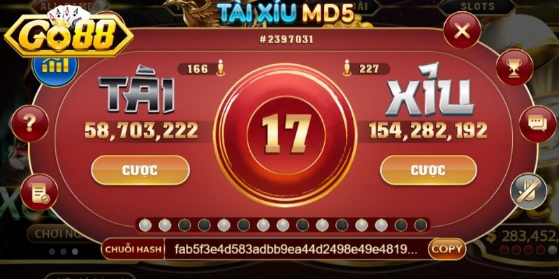 Sơ lược tài xỉu MD5 Go88