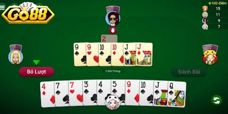 Tiến lên Go88 là bản game truyền thống