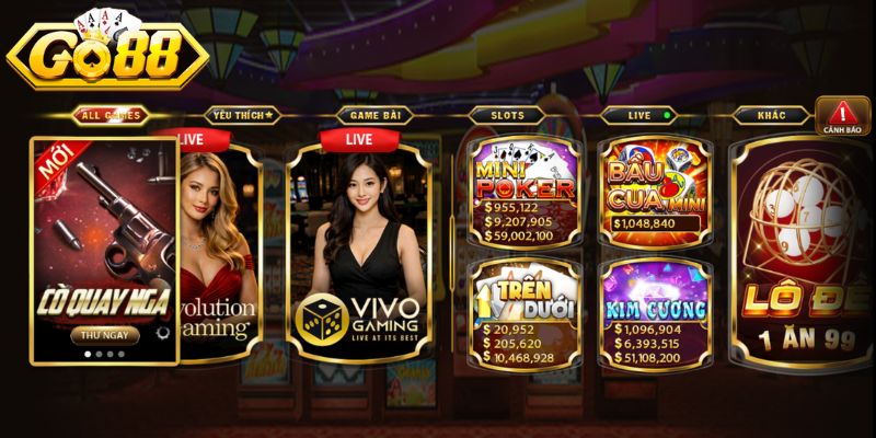 Sức hút riêng của phiên bản game trên dưới Go88
